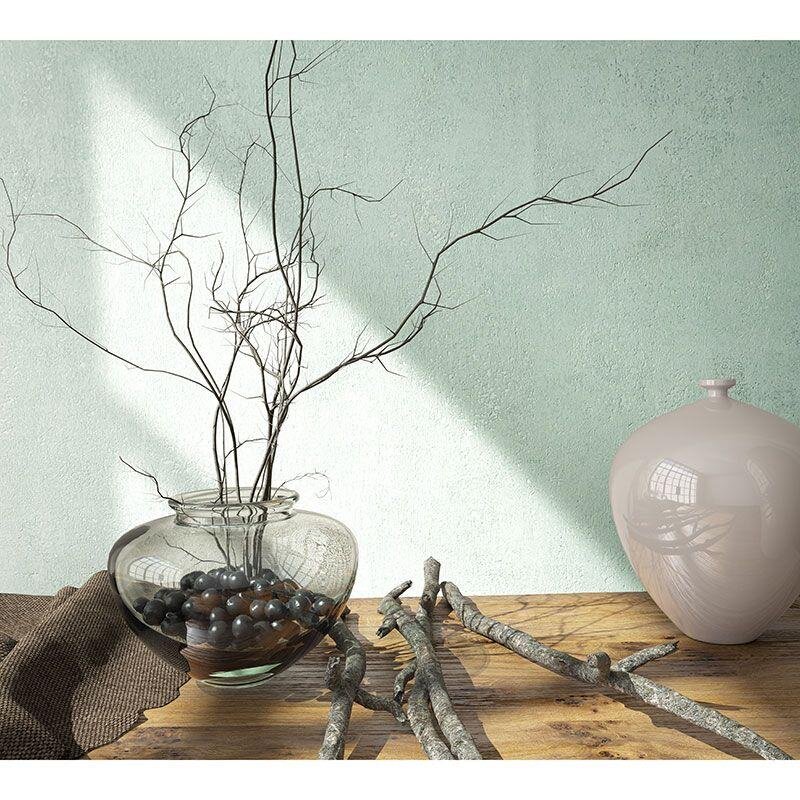 Tapete Grau, Silber, Grün Marburg Vliestapete (1041167)