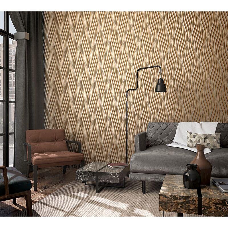 Tapete Braun, Grau, Silber Marburg Vliestapete (1041163)