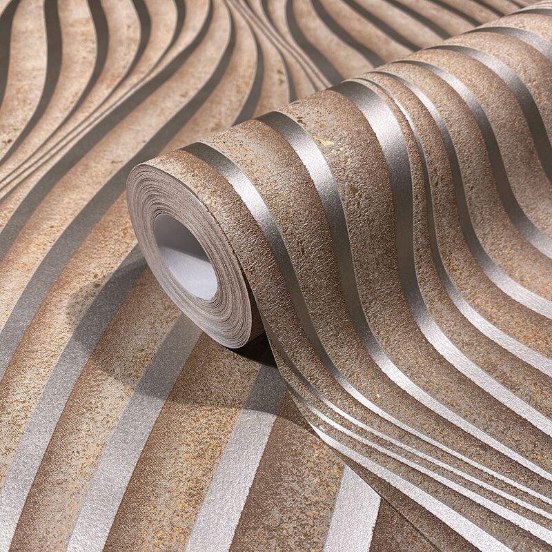 Tapete Braun, Grau, Silber Marburg Vliestapete (1041163)