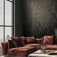 Tapete Gold, Kupfer, Schwarz, Anthrazit Marburg...