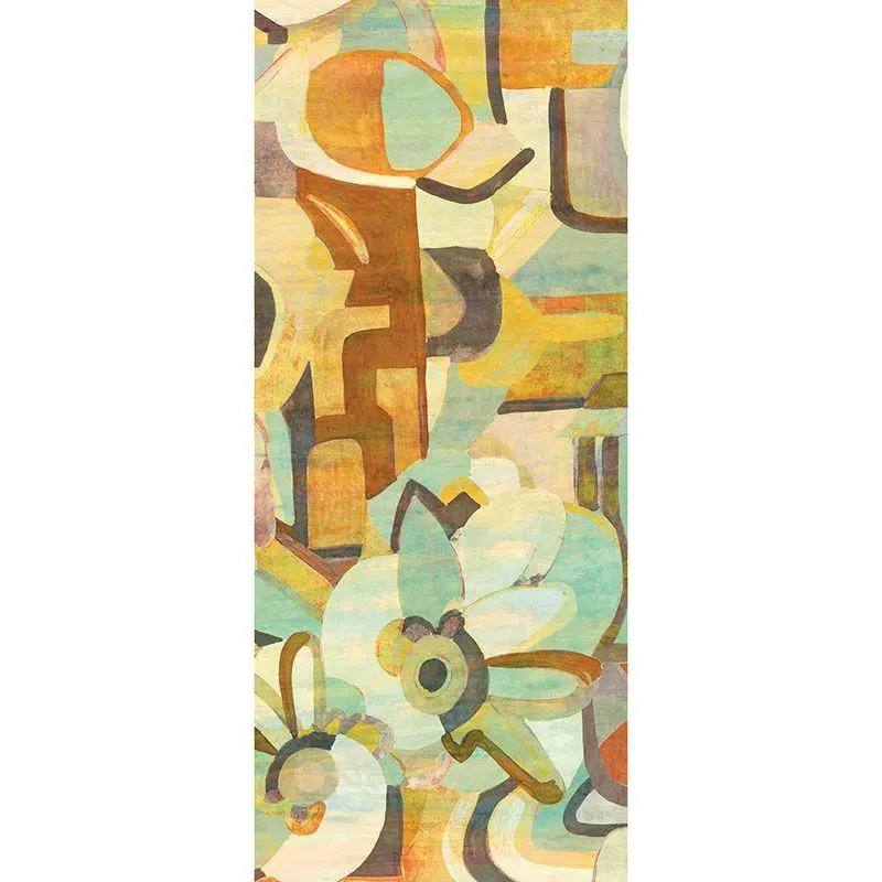 Digitaldruck-Tapete Gelb, Vanille, Grün Warre Beach MASUREEL (1041147)