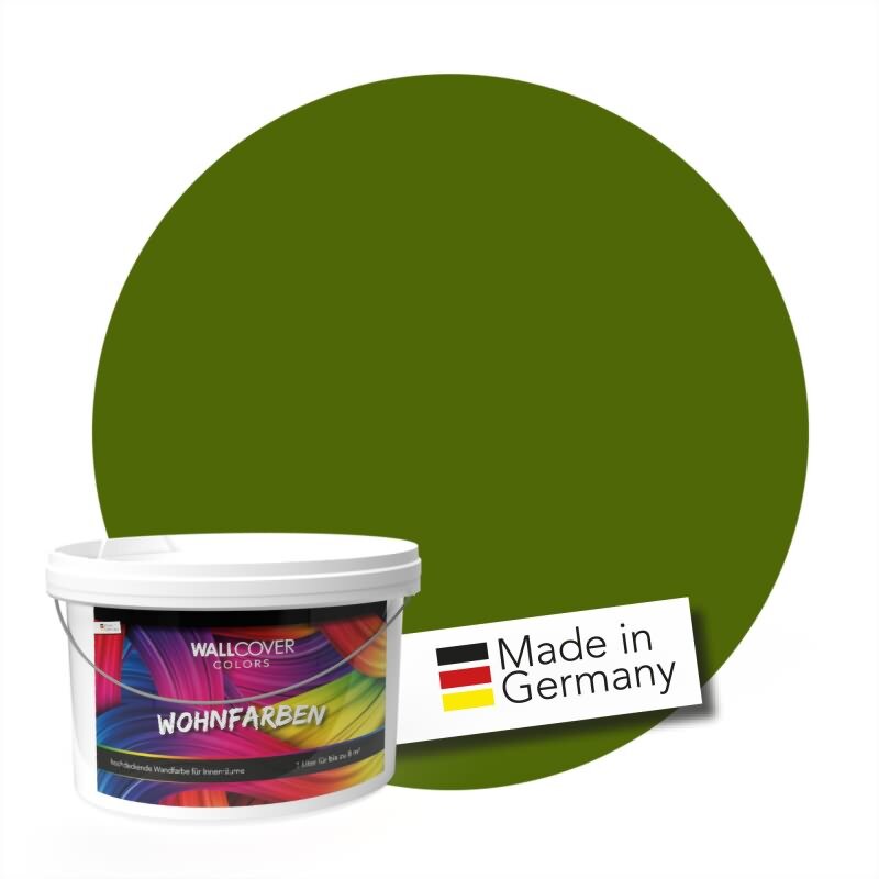 Wandfarbe NCS-S-4550-G40Y Grüner Oasentraum von Wallcover Colors