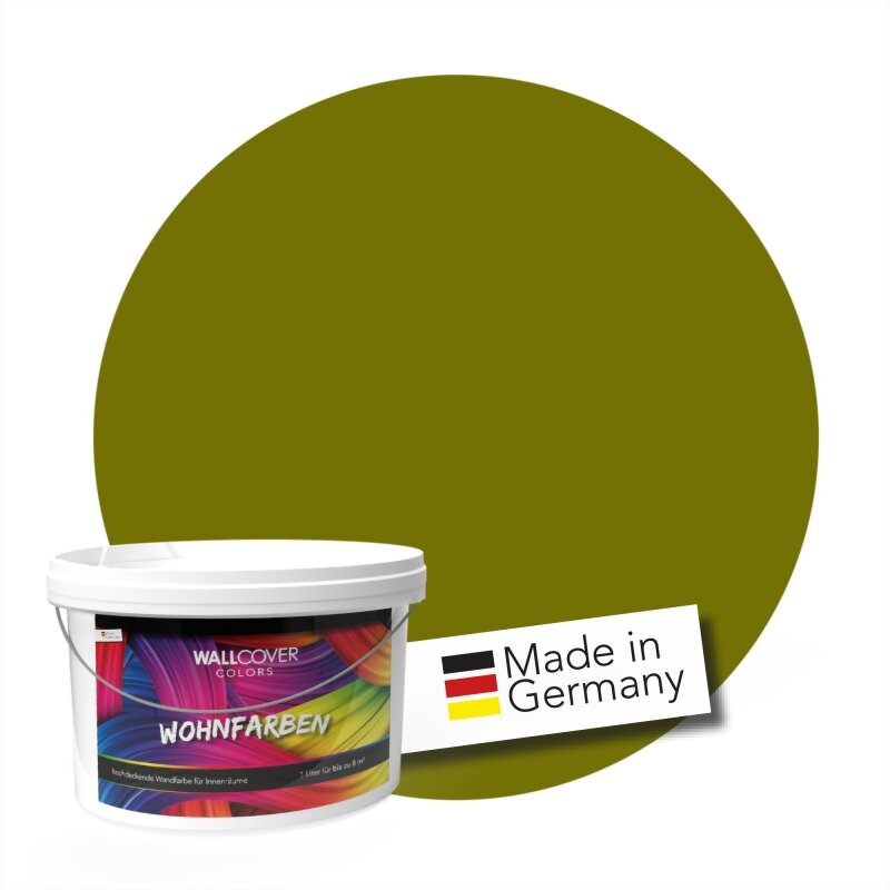 Wandfarbe NCS-S-4550-G70Y Grüner Hauch von Wallcover Colors