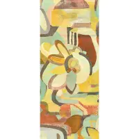 Digitaldruck-Tapete Gelb, Vanille, Gr&uuml;n Warre Beach...