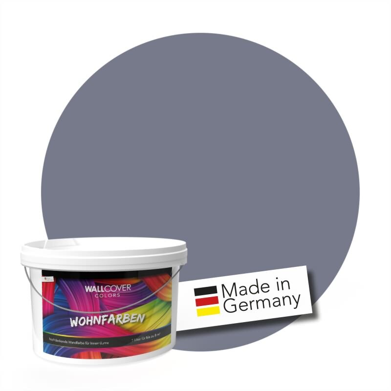 Wandfarbe NCS-S-5010-R70B Sturmblau von Wallcover Colors