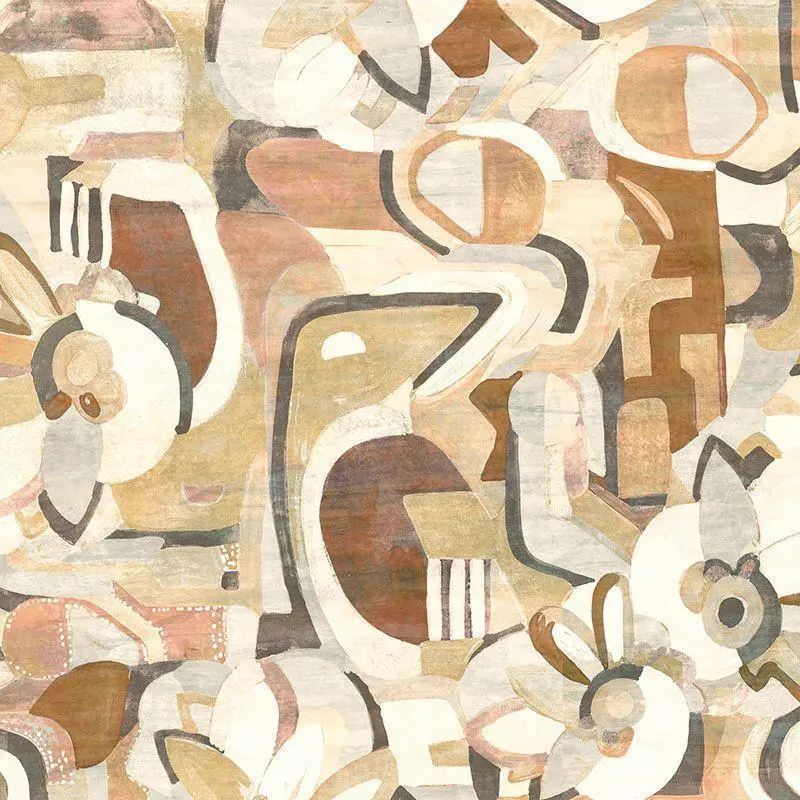 Digitaldruck-Tapete Braun Warre Soft MASUREEL (1041141)