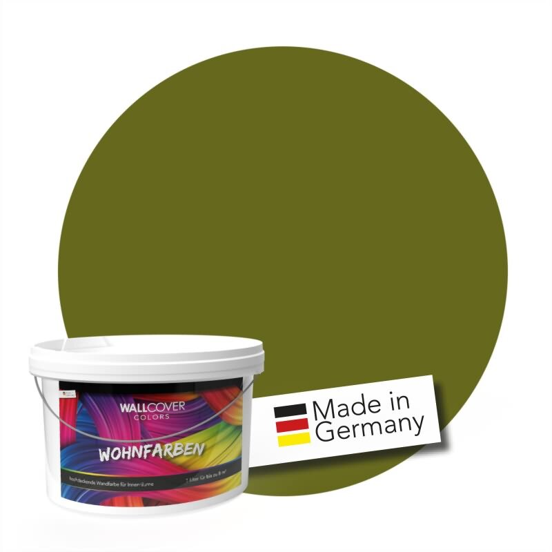 Wandfarbe NCS-S-5040-G60Y Naturgrün von Wallcover Colors