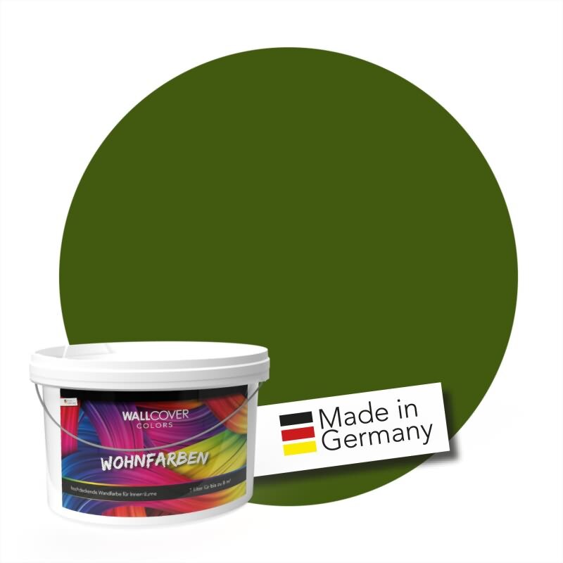 Wandfarbe NCS-S-5540-G40Y Frühlingswaldgrün von Wallcover Colors