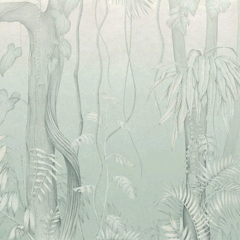 Digitaldruck-Tapete Grün Moesson Dew MASUREEL (1041121)