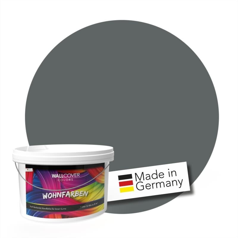 Wandfarbe NCS-S-6502-B50G Sturmgrau von Wallcover Colors