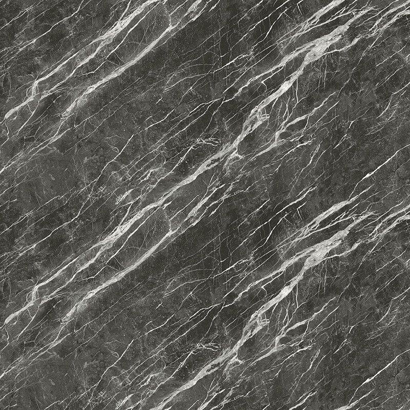 Digitaldruck-Tapete Grau, Silber Marcuina Black MASUREEL (1041114)