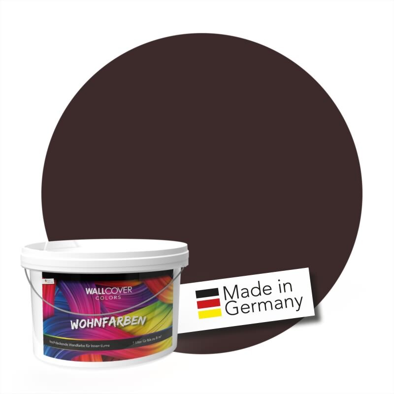 Wandfarbe NCS-S-8005-R Samtrote Dämmerung von Wallcover Colors