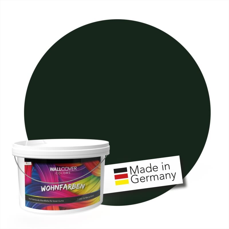 Wandfarbe NCS-S-8505-G20Y Moosgrün von Wallcover Colors