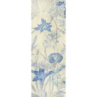 Digitaldruck-Tapete Beige, Creme, Blau Lei Delft MASUREEL...