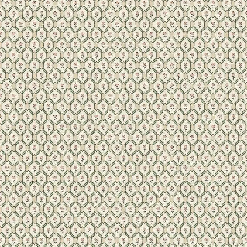 Tapete Beige, Creme, Grün, Rosa Sandberg Vliestapete (1044290)