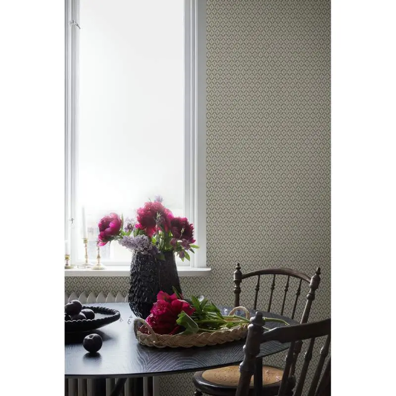 Tapete Beige, Creme, Grün, Rosa Sandberg Vliestapete (1044290)