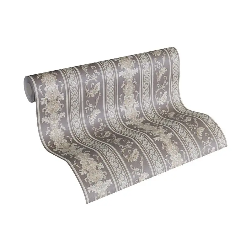 Tapete Grau, Silber, Schwarz, Anthrazit AS-Creation Satintapete (1019353)