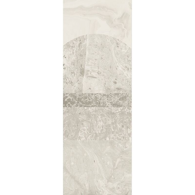 Digitaldruck-Tapete Grau, Silber Alicante White MASUREEL (1041014)