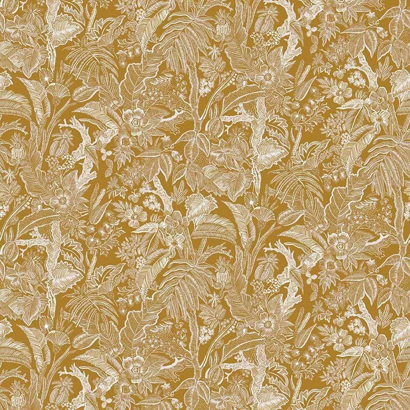 Tapete Gelb, Vanille MASUREEL Vliestapete (1040985)