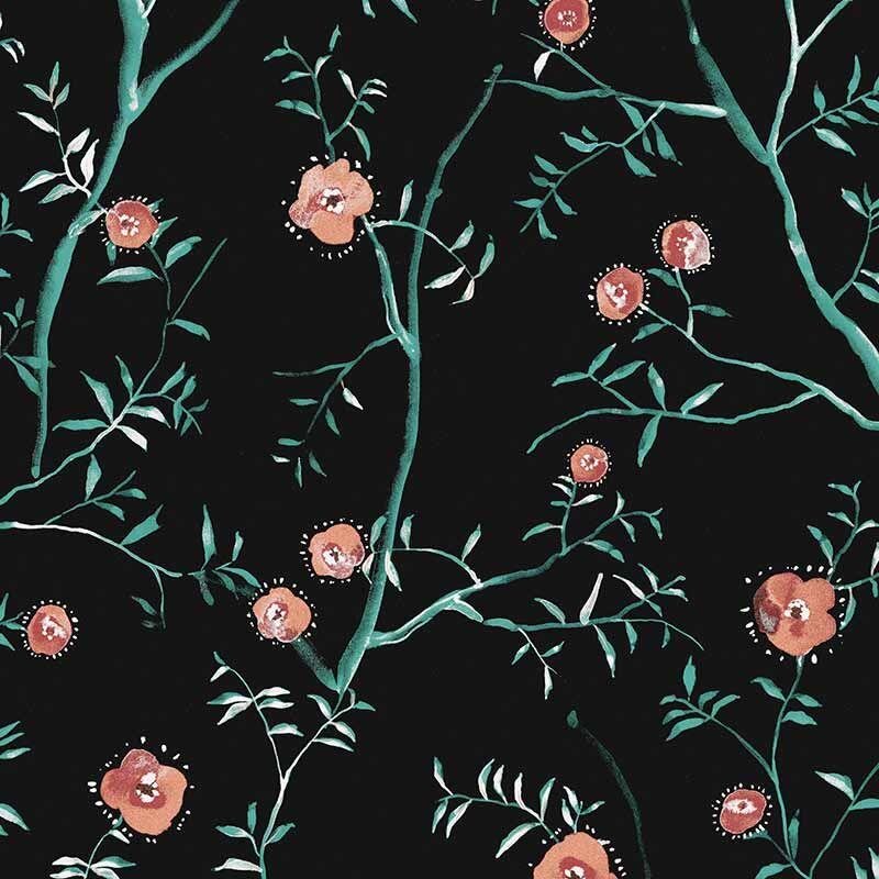 Tapete Grün, Schwarz, Anthrazit MASUREEL Vliestapete (1040970)