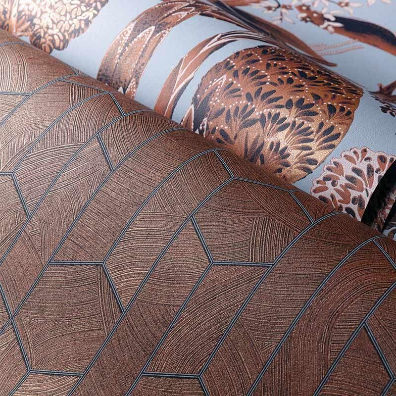 Tapete Braun MASUREEL Vliestapete (1040967)