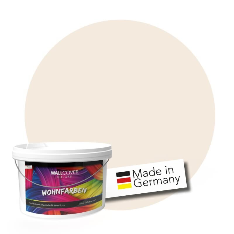 Wandfarbe NCS-S-0804-Y50R Aprikosenhauch von Wallcover Colors 1 Liter
