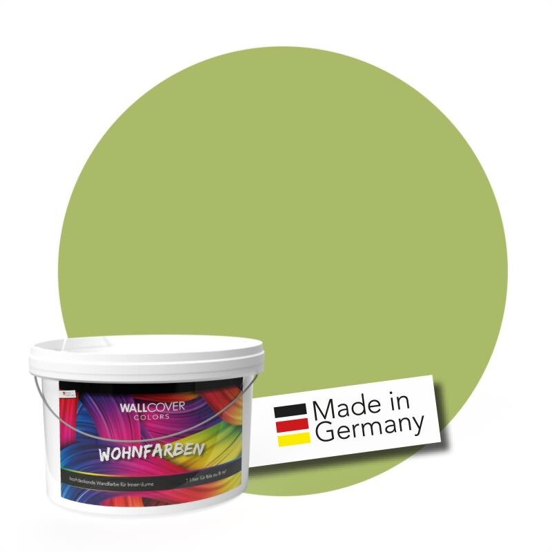 Wandfarbe NCS-S-2040-G50Y Naturfrische von Wallcover Colors 1 Liter