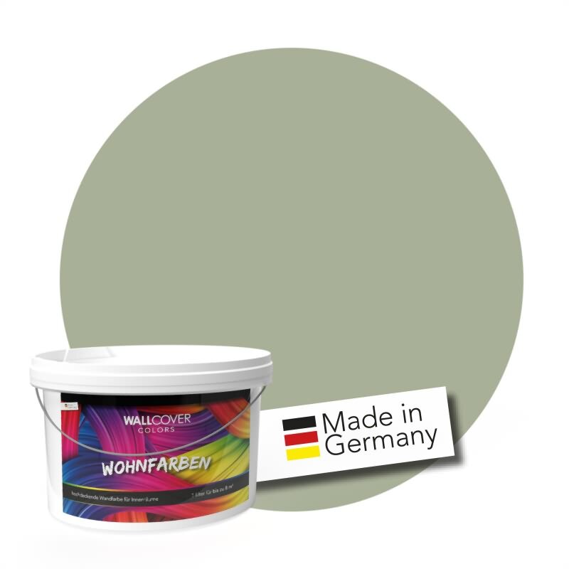 Wandfarbe NCS-S-3010-G50Y Waldlicht von Wallcover Colors 2.5 Liter