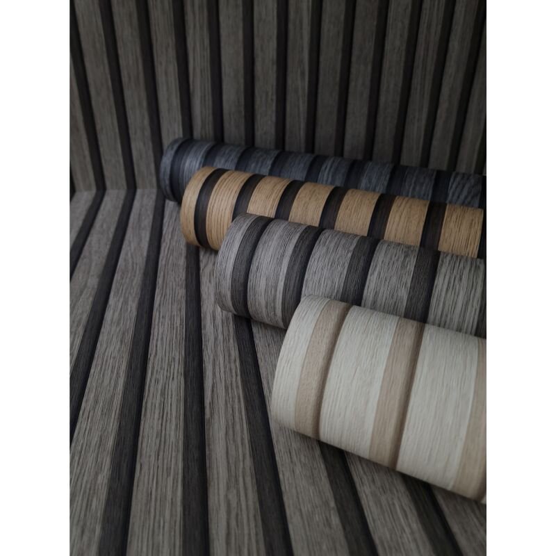 Tapete Holzpaneel Akustikpaneel Braun (1044646)