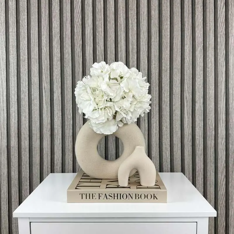 Tapete Holzpaneel Akustikpaneel Grau (1044645)