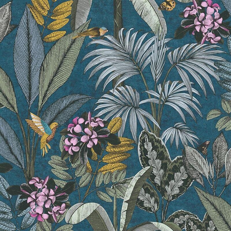 Tapete Blau, Grün, Petrol AS-Creation Vliestapete (1040605)