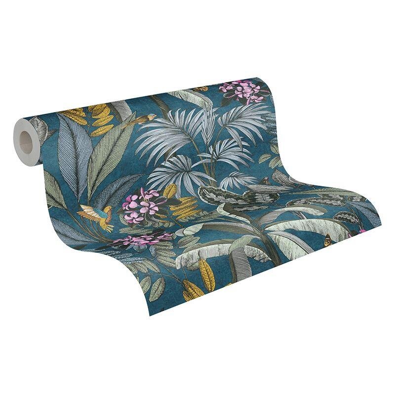 Tapete Blau, Grün, Petrol AS-Creation Vliestapete (1040605)