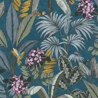 Tapete Blau, Gr&uuml;n, Petrol AS-Creation Vliestapete...