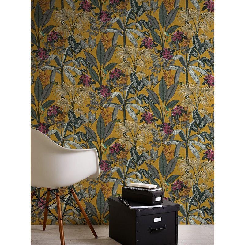 Tapete Gelb, Vanille, Grün AS-Creation Vliestapete (1040603)