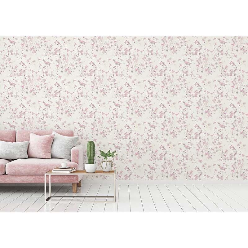 Tapete Grau, Silber, Rosa, Rose AS-Creation Vliestapete (1040599)