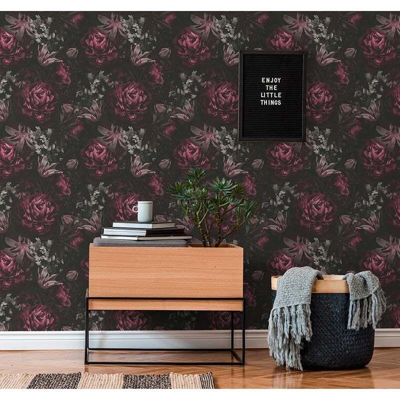 Tapete Pink, Schwarz, Anthrazit AS-Creation Vliestapete (1040573)