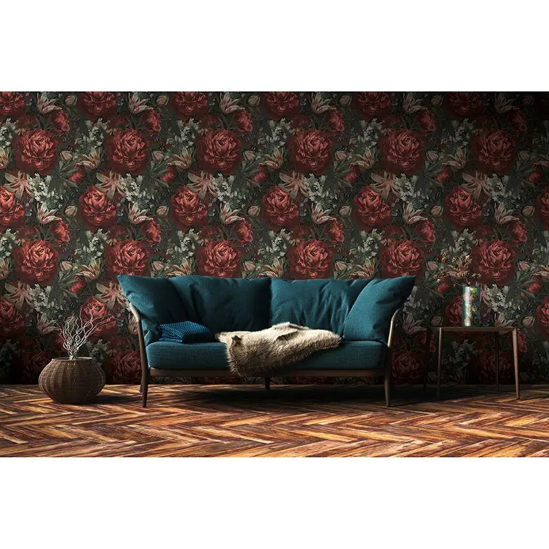 Tapete Grün, Rot AS-Creation Vliestapete (1040570)