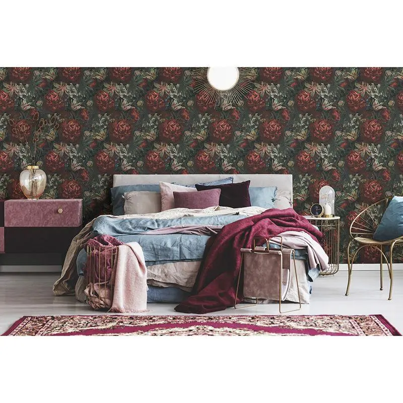 Tapete Grün, Rot AS-Creation Vliestapete (1040570)