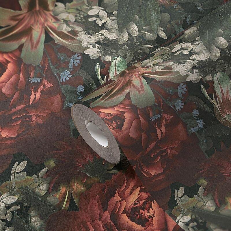 Tapete Grün, Rot AS-Creation Vliestapete (1040570)