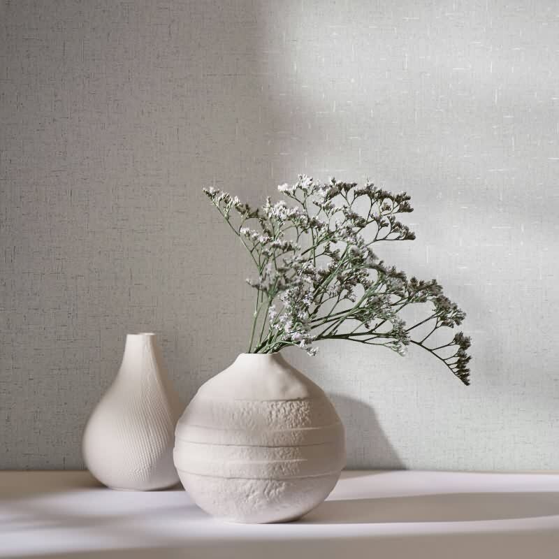 Tapete Grau, Silber, Marburg Vliestapete (KG-171332)