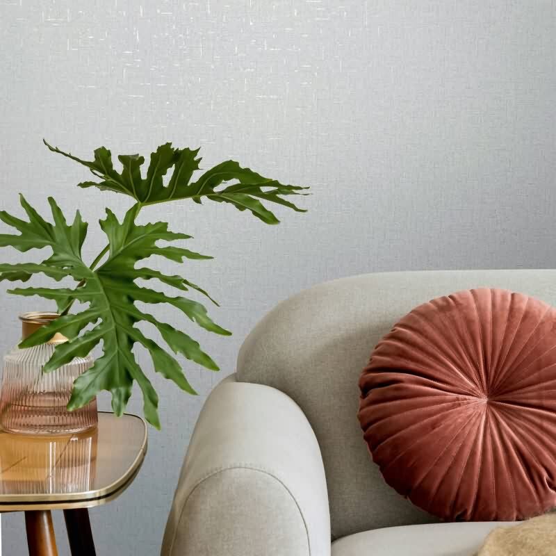 Tapete Grau, Silber, Marburg Vliestapete (KG-171339)