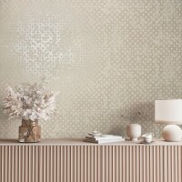 Tapete Beige, Creme, Marburg Vliestapete (KG-171340)