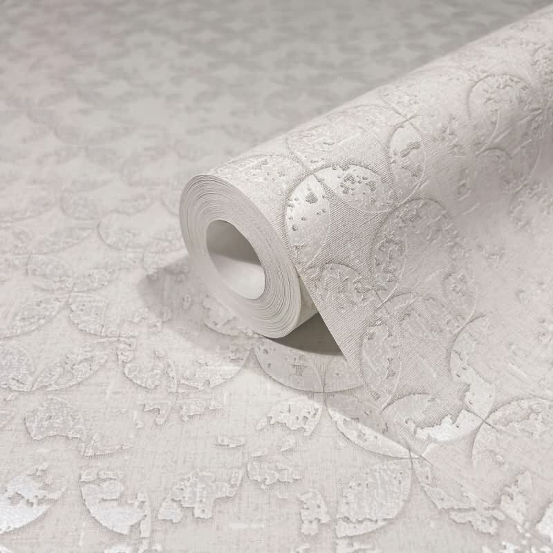 Tapete Beige, Creme, Marburg Vliestapete (KG-171345)