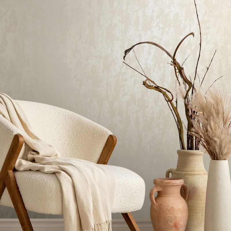 Tapete Beige, Creme, Marburg Vliestapete (KG-171351)