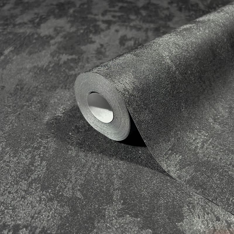 Tapete Schwarz, Anthrazit, Marburg Vliestapete (KG-171353)