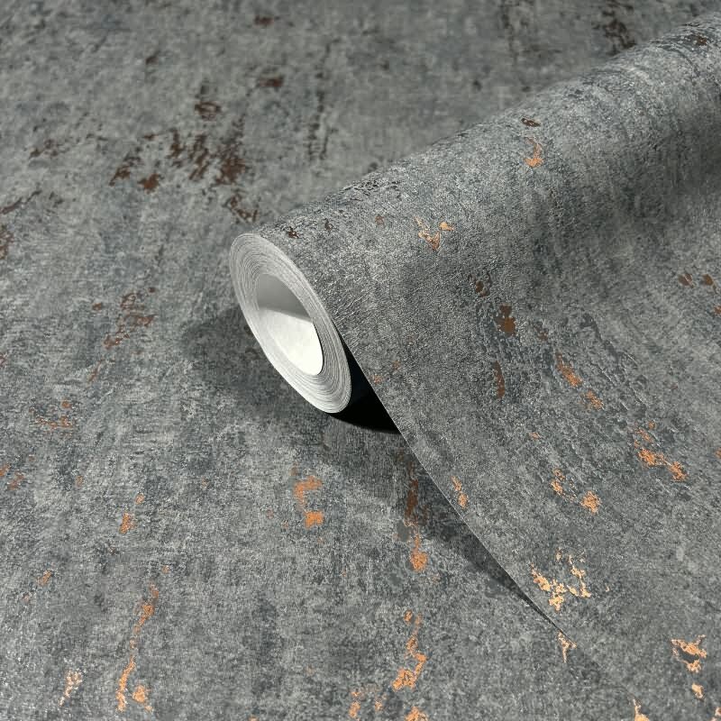 Tapete Schwarz, Anthrazit, Marburg Vliestapete (KG-171368)