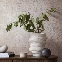 Tapete Beige, Creme, Marburg Vliestapete (KG-171374)