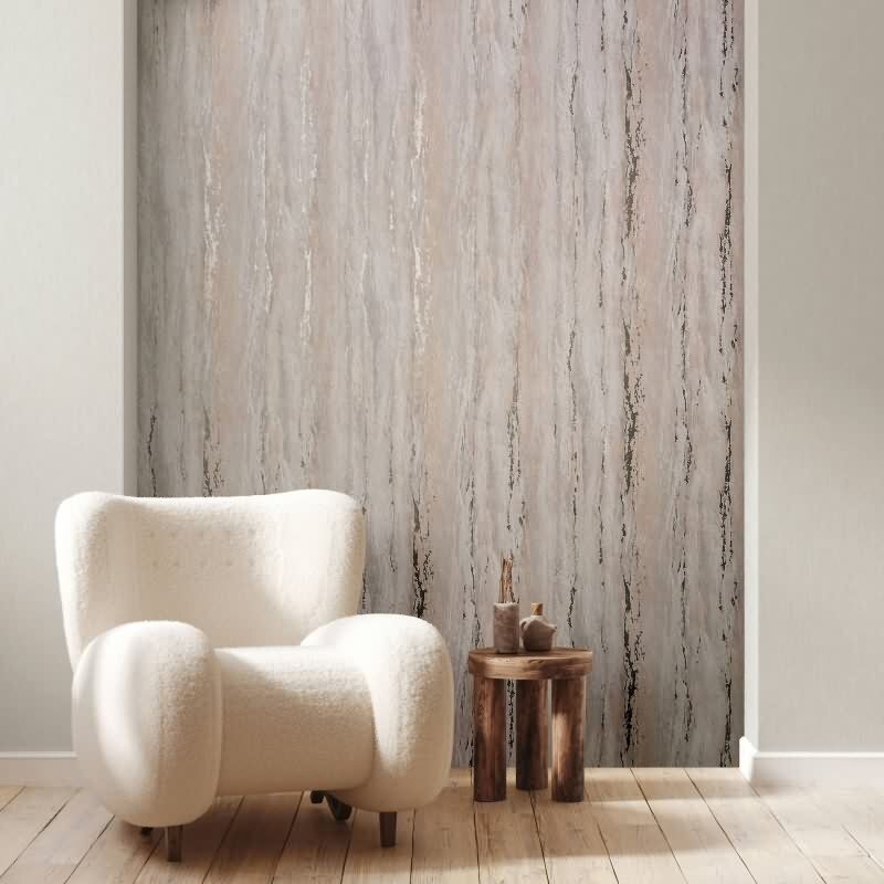 Tapete Beige, Creme, Marburg Vliestapete (KG-171380)