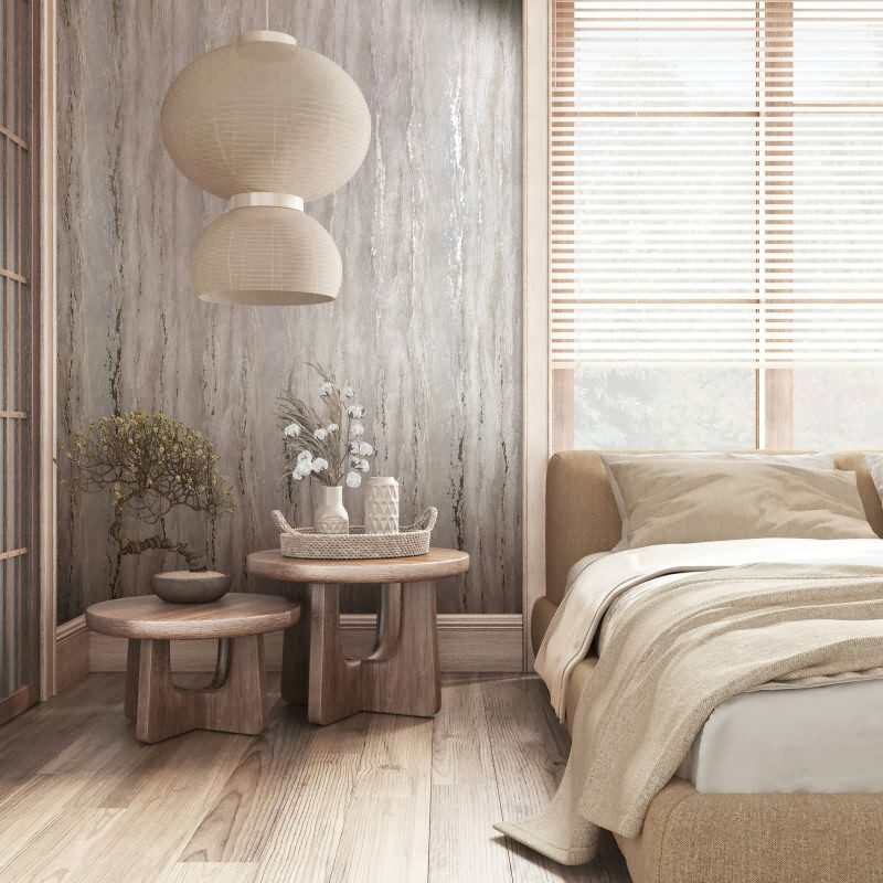 Tapete Beige, Creme, Marburg Vliestapete (KG-171381)