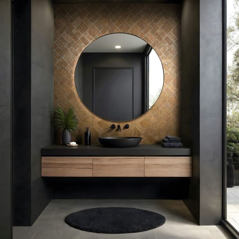 Vliestapete in Gold Karriert, Rautenmuster Grafisch Geometrisch für Wohnzimmer Schlafzimmer Küche (KG-171444)